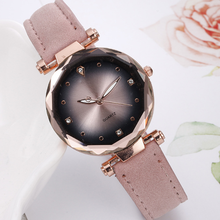 Simple Casual Ladies Watch Inlaid Rhinestone Clocks Scale Leather Strap Luxury Temperament Quartz Women's Watches Reloj Mujer 2024 - buy cheap