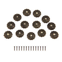 DRELD 20Pc Antique Furniture Upholstery Nail Tachas Jewelry Gift Case Box Door Sofa Decorative Tack Stud Pushpin Home Decor 15mm 2024 - buy cheap