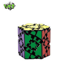Lanlan-cubo mágico hexagonal, brinquedo educacional, inteligência profissional, para adultos e crianças, presente com suporte 2024 - compre barato