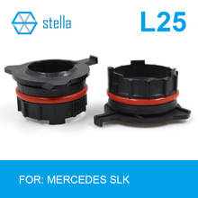 Stella 2 pçs h7 led farol suportes/adaptadores base da lâmpada para mercedes slk/para benz mercedes 2010 farol acessórios 2024 - compre barato