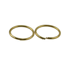 Prettyia 10x Brass Key Ring Key Chain Auto Lock Rings Jewelry Findings 40mm 2024 - buy cheap