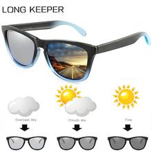 LongKeeper Classic Polarized Photochromic Sunglasses Men Women Driving Goggles Chameleon Square Glasses UV400 Lentes Sol Hombre 2024 - buy cheap