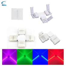 5pcs rgb RGBW LED Strip Connector L X T Shape solderless Splitter PCB Connector for rgb rgbw single color ws2812b strip 5 pack 2024 - buy cheap