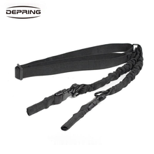 Tactical  Two Points Rifle Gun Sling Strap Adjustable Bungee Sling Strap with Quick Detach Buckles & Shoulder Protecter 2024 - buy cheap