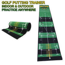 Estera de entrenamiento de Putting para Golf, alfombra de Golf para interior y exterior, Ayuda de entrenamiento para casa, oficina, práctica de Golf 2024 - compra barato