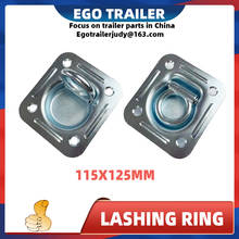 EgoTraier 2pcs lashing ring 5000lb recessed tie down deck ring  rope ring D ring tie down point anchor trailer parts accessories 2024 - buy cheap
