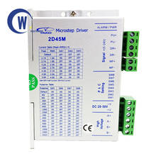 Pesquisa e controle 2d45m, 2 fases, passo 32 bits, tecnologia de controle dsp, driver de motor, proteção de circuito 2024 - compre barato