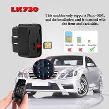 Mini OBD Car Truck GPS Tracker LK730 Car GSM OBDII Vehicle Tracking Device Vibration Power Alert Lifetime Platform Support App 2024 - buy cheap