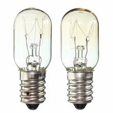 Лампа Эдисона E14 SES 15 Вт 25 Вт лампа для холодильника лампа Вольфрамовая Лампа накаливания теплый белый светильник ing AC 220-230 В 2024 - купить недорого