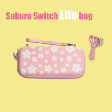 Switch Lite Bag Sakura Theme Storage Case Cover Accessories Travel Carrying Bag NS Case Cherry Blossom Pink Nintend Switch Bags 2024 - buy cheap