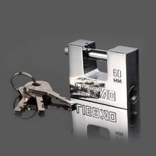 Cadeado de segurança anti-roubo em aço inoxidável, cadeado antigo, abertura horizontal 40mm/50mm/60mm/70mm 2024 - compre barato