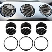 9pcs Carbon Fiber Car Air Outlet Vent Trim Cover Fit For Ford Mustang 2015 2016 2017 Left Driver Side Car Accessories 2024 - buy cheap