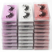 Wholesale 3d Mink Lashes 4/10/100 pcs Mink Eyelashes Natural False Eyelashes Thick fake eyelash Makeup Wholesale Lashes In Bulk 2024 - buy cheap
