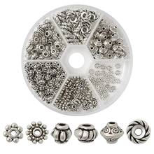 275pcs/box Tibetan Style Alloy Bead Spacers For DIY Jewelry Making Mixed Shapes 2024 - buy cheap