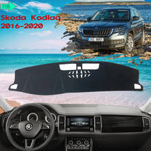 Dashboard Cover Protective Pad Avoid Light Carpet Rug for Skoda Kodiaq 2016 2017 2018 2019 2020 Interior Car-Auto-Accessories 2024 - buy cheap