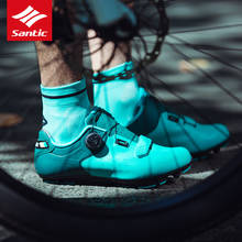 Santic/Обувь для велоспорта MTB, Ультралегкая обувь из углеродного волокна для горного велосипеда 2019, Мужская профессиональная команда, дышащая обувь для велосипеда с самоблокирующимся верхом 2024 - купить недорого