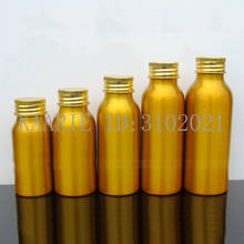 30/50pcs 30/50/60/80/100ml Aluminum gold empty bottle Capsule bottle Screw cap cosmetic jar Sample travel subpackage bottles 2024 - buy cheap