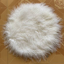 Round Mongolian Lamb Fur Rug Tibetan Fur Blanket Sheepskin Carpet Rugs For Rome Living Room Throw Decorative 2024 - buy cheap