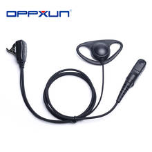 Oppxun D наушники с ушным крючком для Motorola Walkie Talkie XIR p6600 p6608 p6628 e8600 xpr3300 xpr3500 dep550 dep570 dp2000 dp2400 2024 - купить недорого