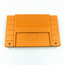 Оранжевый цвет сменный игровой картридж Пластиковый корпус для NTSC SNES игровая карта 16 бит игровая Карта Оболочка 2024 - купить недорого