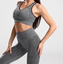 2021 2PCS Seamless Sports Suits Women's Yoga Sets Female High Waist GYM Fitness Push Up Pants Sportswear Workout Bra+Leggings 2024 - buy cheap