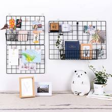 3 Pieces Hanging Basket Straight Shelf Flower Pot Display Holder for Wire Wall Grid Panel Bread Basket Iron Rack 2024 - buy cheap
