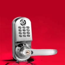 3004TM Office Door Electronic Lock Zinc Alloy Electric Password Lock Multifunctional Induction Lock Single Bolt / Double Bolt 2024 - buy cheap