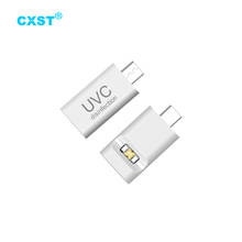 CXST-Mini lámpara de desinfección UVC portátil, esterilizador UV, Plug and Play, para iPhone/enchufe tipo C 2024 - compra barato