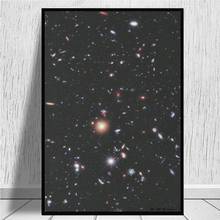 Hubble Extreme Deep Field canvas prints Poster Wall Art Picture Posters and Prints Canvas Painting for Room Home Décor 2024 - buy cheap