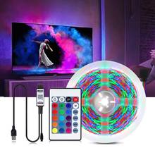 Bluetooth Controller RGB LED Strip 2835 Diode Tape 5V USB Neon LED Light Ribbon PC TV Screen Backlight Bedroom Xmas Decor Lamp 2024 - buy cheap