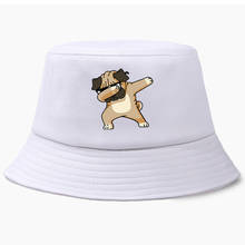 Brinquedo de hip hop para dança de animais, chapéu de balde engraçado para cães e mulheres, chapéu com aba larga, protetor solar para o ar livre 2024 - compre barato