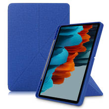 Чехол-подставка для планшета Samsung Galaxy Tab S7 Plus, 12,4 дюйма, SM-T970, SM-T975 2024 - купить недорого