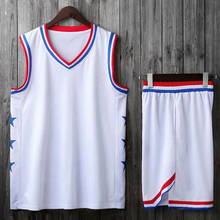 Camisetas de baloncesto personalizadas para hombres y niños, conjuntos de uniformes de entrenamiento de secado rápido, novedad de EE. UU., 2019 2024 - compra barato