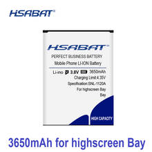 100% Original HSABAT 3650mAh Battery For Highscreen Bay 2024 - buy cheap