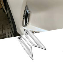 Автомобильные аксессуары ABS хромированные передние противотуманные фары крышка Накладка для Lexus RX RX350 RX450 2020 литья передняя фара туман светильник отделка 2024 - купить недорого