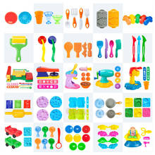 Kids DIY Slime Color Play Dough Model Animal Cake Fruit Tools Plasticine Set Clay Moulds Sets Educational Toys for children Gift 2024 - buy cheap