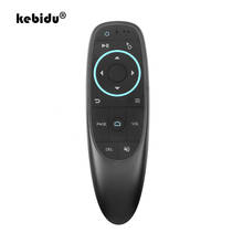 Kebidu-ratón inalámbrico G10BTS para caja Android TV, mando a distancia IR con giroscopio integrado, 17 teclas, Bluetooth 5,0 2024 - compra barato