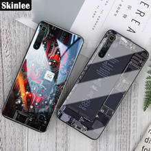 Чехол Skinlee для Realme X50 Pro 5G Чехол-книжка из закаленного стекла, защитный чехол для телефона Realme X3 SuperZoom, Жесткий Чехол 2024 - купить недорого