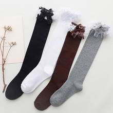 Autumn Winter Lolita Socks  Lace Pantynose Japanese Students Middle Stockings Black White Cotton JK Stockings Socks For Women 2024 - buy cheap