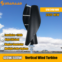 SMARAAD  400w 600w Vertical Wind Turbine Generator New Energy Windmill  Wind Generator 12v 24v 48v Maglev With MPPT Controller 2024 - buy cheap