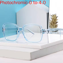 Óculos de sol de miopia fotocromática, óculos finalizados para miopia para homens e mulheres, armação de óculos ópticos prescritos 2024 - compre barato
