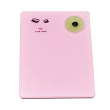 Pink Acrylic Fake Eyelash Extension Pallet Holder Organizer Pad + Jade Stone 2024 - buy cheap