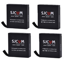 Аккумулятор SJCAM SJ6, 1000 мА · ч, 4 шт., для спортивной экшн-камеры SJCAM SJ6 Legend 2024 - купить недорого