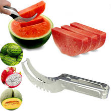Limited-time discount Stainless Steel Watermelon Slicer Cutter Knife Corer Fruit Vegetable Tools Kitchen Gadgets 1pc chef knives 2024 - buy cheap