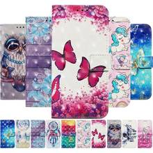 Lovely Painted Wallet Case For Samsung Galaxy S10 A10 A10E A20 A20E A30 A40 A40S A50 A70 A80 Leather Card Slot Stand Cover P03E 2024 - купить недорого
