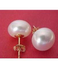 Pendientes de perlas blancas del Mar del Sur, joyería, envío gratis, nuevos, muy perfectos, AAA +++, 10-11mm 2024 - compra barato