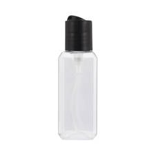 50ml transparent square plastic empty cosmetic packaging travel bottles 50ml with disc top cap ,travel bottles ,shower gel vials 2024 - buy cheap