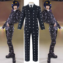 Anime Bizarre Adventure Bruno Bucciarati Cosplay Costume Black White Suits Uniform Zentai Full Set Halloween suit dress 2024 - buy cheap