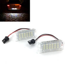 Canbus LED Number License Plate Light Lamp For Ford Focus 5D Fiesta Mondeo MK4 C-Max MK2 S-Max Kuga Galaxy 6000k White 12V 2024 - buy cheap