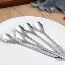 A set of 5 pieces  Stainless steel spoon Creative coffee spoon Mix and stir small spoon coffee  spoons 2024 - buy cheap